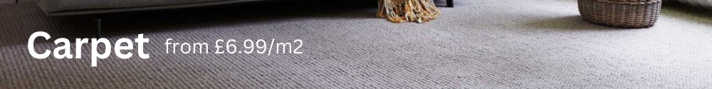 Carpets from £6.99 per m2 banner